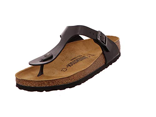 Birkenstock Damen Gizeh Flip-Flops, Schwarz (Graceful Licorice), 38 EU von BIRKENSTOCK