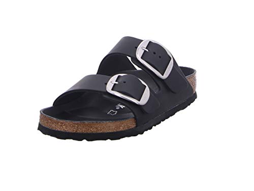 Birkenstock Damen Sandale Arizona Big Buckle geöltes Nubukleder schmal von BIRKENSTOCK