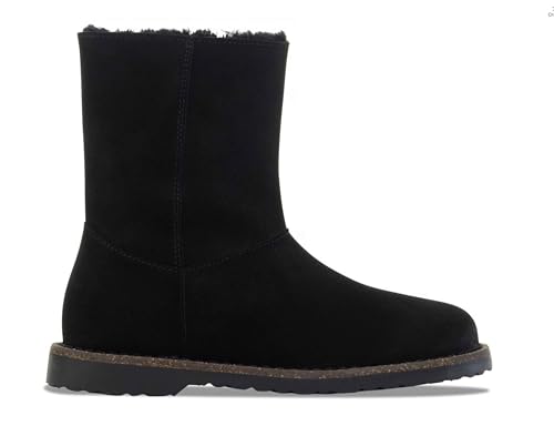 Birkenstock Damenschuhe Uppsala Stiefeletten, Uppsala Zip Shearling Black, 36 EU von Birkenstock