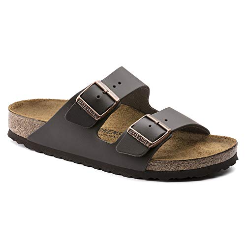 Birkenstock Herren Arizona Leder Pantoletten, Dunkelbraun, 39 EU Schmal Birkenstock Herren Arizona Leder Pantoletten, Dunkelbraun, 39 EU Schmal von BIRKENSTOCK