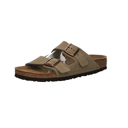 Birkenstock Herren Arizona Sandalen, Beige (Taupe Taupe), 40 EU Schmal von BIRKENSTOCK