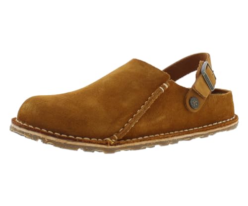 Birkenstock Herren Lutry Premium Suede Clog, Nerz, 7 Women/5 Men von Birkenstock