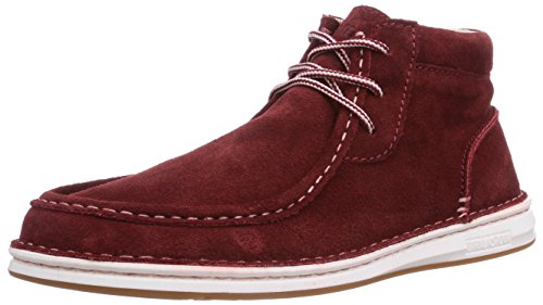 Birkenstock Herren Pasadena High Derby, Rot (Dark Red) von BIRKENSTOCK