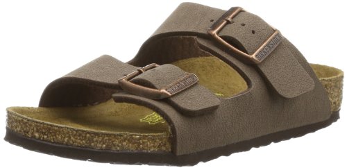 Birkenstock Jungen Unisex Kinder Arizona Pantoletten, Mocca, 32 EU von BIRKENSTOCK