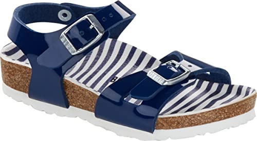 Birkenstock Kid's Rio Sandals, BF Nautical Stripes Navy, 7-7.5 Big Kid Birkenstock Kid's Rio Sandals, BF Nautical Stripes Navy, 7-7.5 Big Kid von BIRKENSTOCK