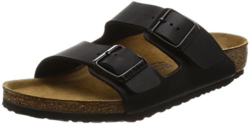 Birkenstock Kids Jungen Unisex Kinder Arizona Pantoletten, Schwarz (Black), 31 EU von BIRKENSTOCK