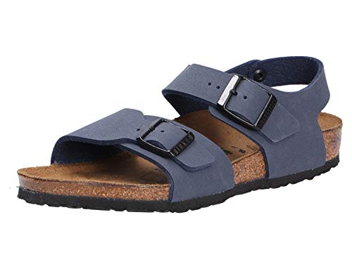 Birkenstock Kids Unisex-Kinder New York Clogs, Blau (Navy), 29 von BIRKENSTOCK