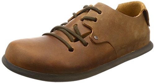 Birkenstock "Montana" Damen Schnürschuhe Leder Dark Brown von BIRKENSTOCK