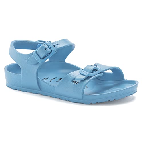 Birkenstock Rio EVA Kids Sandale,Schmale Weite,Wasserfest,Sky Blue,EU 26 von BIRKENSTOCK