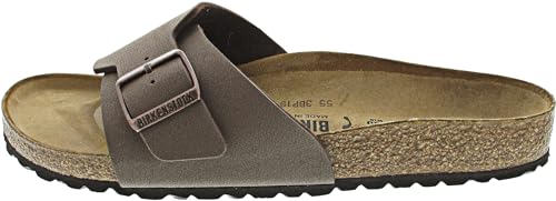 BIRKENSTOCK W Catalina Bs Bf Schmal Braun - Komfortable moderne Damen Einriemen Sandale, Größe EU 42 - Farbe Mocca von BIRKENSTOCK