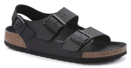 Birkenstock Sandalen Milano Triple 1024998 36-40, Schwarz , 39 EU Stretta von BIRKENSTOCK
