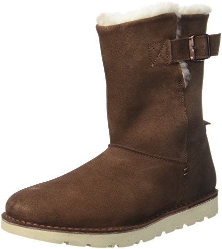 Birkenstock Shoes Damen Westford Stiefel, Braun (Espresso Lammfell) von BIRKENSTOCK