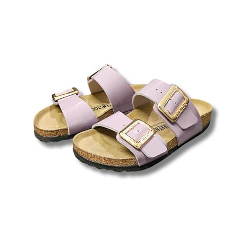 Birkenstock Sidney 1029457 Damen-Slipper schwarz, violett, 38 EU Stretta von BIRKENSTOCK