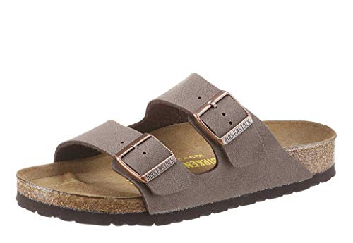 BIRKENSTOCK Unisex Arizona Mocca, Birkibuc FLIP Flops, braun, 36 EU von Birkenstock