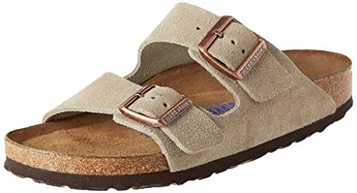 BIRKENSTOCK Damen Arizona Sandalen, 43 EU Schmal, Beige Taupe BIRKENSTOCK Damen Arizona Sandalen, 43 EU Schmal, Beige Taupe von BIRKENSTOCK