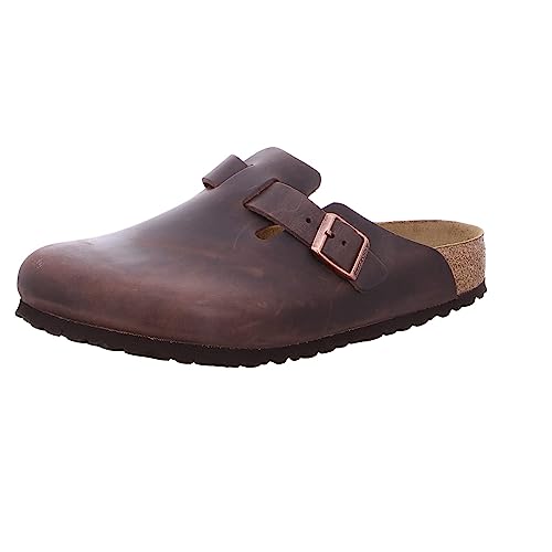 BIRKENSTOCK Unisex Boston SFB Habana, Oiled Leather Clogs, 40 EU von BIRKENSTOCK