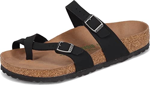 Birkenstock Unisex Mayari Birko-Flor Black Sandalen 38 EU von BIRKENSTOCK