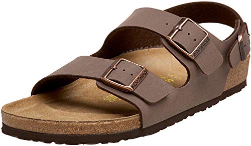 Birkenstock Womens Milano Mocca Synthetic Sandals 40 EU von BIRKENSTOCK