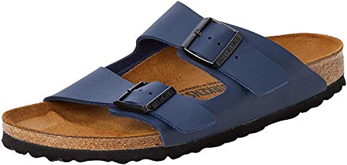 Birkenstock adult Arizona BS[Slipper] blau Gr. 42 von BIRKENSTOCK