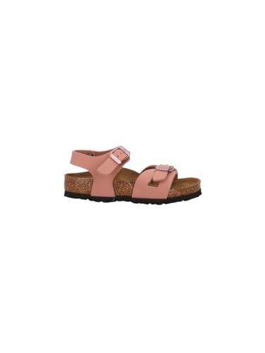 RIO (BIRKO-FLOR KIDS) - Sandalo da bambina Birkenstock con due fasce e cinturini regolabili 32/PINK CLAY-N von BIRKENSTOCK