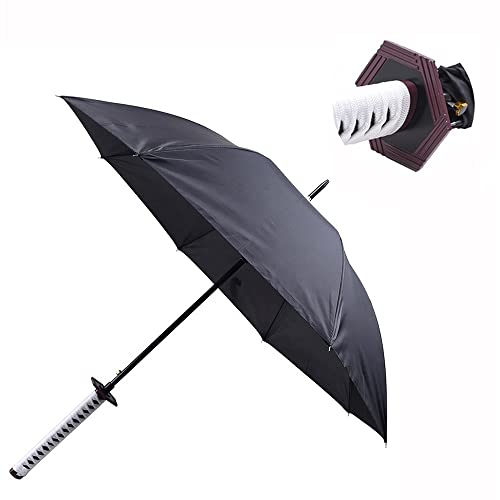 BIRLD Demon Slayer Schwert Regenschirm Katana-Regenschirm Cosplay Anime Samurai, Japanischer-Regenschirm Mit Anime Schwertgriff Tragbar Samurai Regenschirm (Color : F) von BIRLD