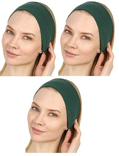 BISMAADH Elastische Yoga-Stirnbänder für Damen und Herren, 3 Stück BISMAADH Elastische Yoga-Stirnbänder für Damen und Herren, 3 Stück von BISMAADH