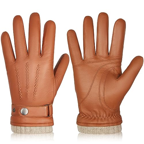 BISON DENIM Herren Echtleder Handschuhe Hohe Qualität Warmes Wollfutter Lederhandschuhe Smartphone Touch Funktion Herbst & Winter BISON DENIM Herren Echtleder Handschuhe Hohe Qualität Warmes Wollfutter Lederhandschuhe Smartphone Touch Funktion Herbst & Winter von BISON DENIM
