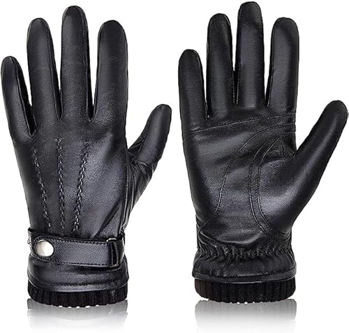 BISON DENIM Herren Echtleder Handschuhe Hohe Qualität Warmes Wollfutter Lederhandschuhe Smartphone Touch Funktion Herbst & Winter BISON DENIM Herren Echtleder Handschuhe Hohe Qualität Warmes Wollfutter Lederhandschuhe Smartphone Touch Funktion Herbst & Winter von BISON DENIM