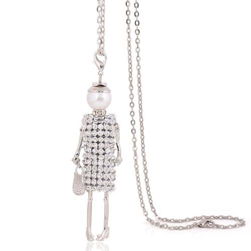 BISONBLUE Halskette für Damen Anhänger Frauen Herren Kette Pulloverkette Lange Halskette Dame Große Halskette Anhänger Ketten Geschenke Xr1000-O BISONBLUE Halskette für Damen Anhänger Frauen Herren Kette Pulloverkette Lange Halskette Dame Große Halskette Anhänger Ketten Geschenke Xr1000-O von BISONBLUE
