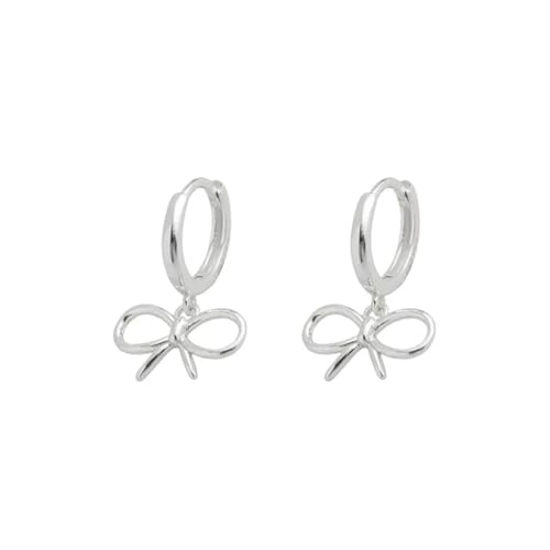 Ohrringe Damen Ohrstecker Ohrhänger Modische 925 Geschenk Für Frauen Freundin Mädchen Hohle Ohrringe Damen Einfache Schmetterlingsohrringe von BISONBLUE