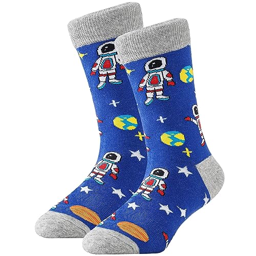 BISOUSOX Kinder Socken Jungen Bunte Baumwolle Kindersocken Sport Atmungsaktiv Lustige Socken Jungen Schulkind Socken Geschenk für Kinder von BISOUSOX