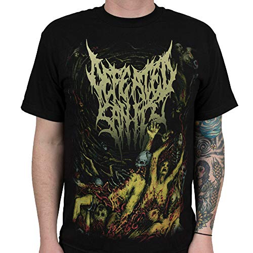 Authentic Defeated Sanity Psalms of The Moribund Death Metal T-Shirt S-3XL New, weiß XXL von BITE