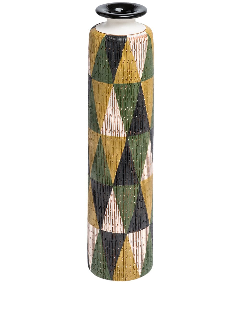 Bitossi Home Vase mit Dreieckmuster - Gelb von Bitossi Home