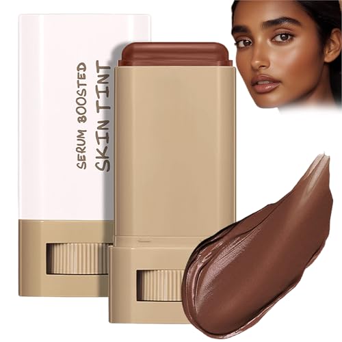 Foundation Stick Beauty Balm Serum Boosted Skin Tint, Splendor Serum Boosted Skin Tint Balm, Solid Tinted Moisturizing Ser um Contour Stick Foundation Face Sti ck für Frauen (1#) von BIUBIULOVE