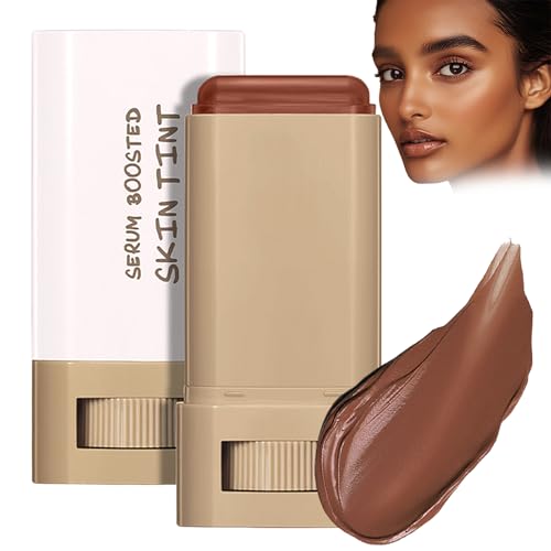 Foundation Stick Beauty Balm Serum Boosted Skin Tint, Splendor Serum Boosted Skin Tint Balm, Solid Tinted Moisturizing Ser um Contour Stick Foundation Face Sti ck für Frauen (2#) von BIUBIULOVE