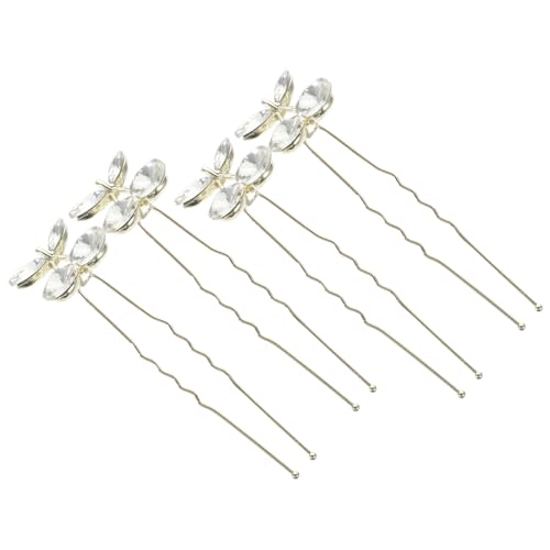 BIUDECO Haarstab Für Damen Teenager Mädchen Haargabel Strass-haarstäbe Haarstäbe Für Dutt Dekorative Haarnadel Haarschmuck Für Hochzeiten von BIUDECO