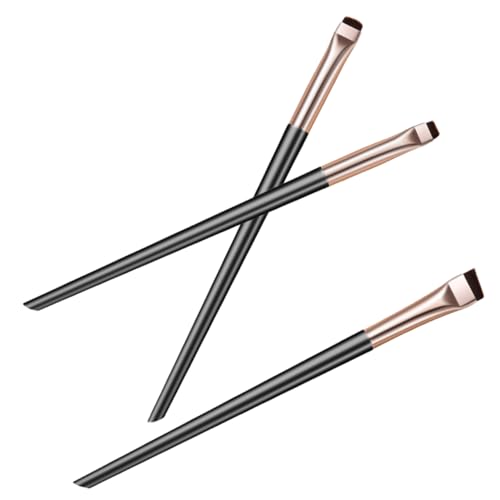 BIUDECO 1 Satz Eyeliner Pinsel Set Teiliges Abgewinkeltes Augenbrauen und Lidschatten Pinselset Präzises Make Up Werkzeug für Augen Make Up Anwendungen von BIUDECO