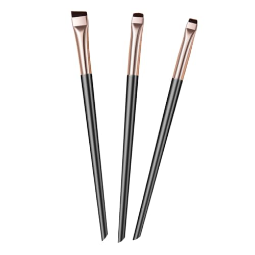 BIUDECO Reisefreundliches Make-up-set: 3-teiliges Eyeliner- Lidschatten- und Augenbrauenpinsel-set für Besondere Anlässe von BIUDECO