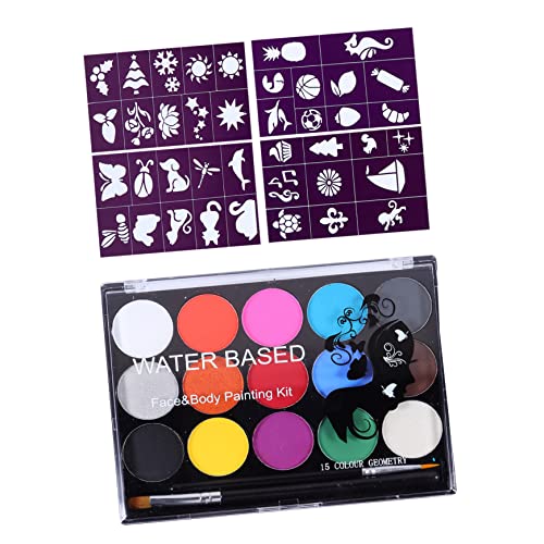 BIUDECO Gesichtspigment 1 Satz Körperfarbe Schminkpalette Make-up-kit Für Ölgemälde Gesichtsfarbe Auf Ölbasis Schminkkasten Ungiftiges Gesichtsfarbenöl Malset Wasserlösliche Gesichtsfarbe von BIUDECO