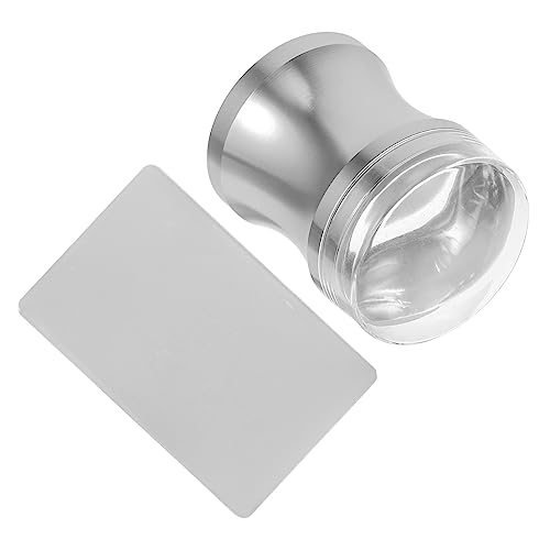 BIUDECO 1 Satz Nailart-stempel Aus Silikon Nagelstempelköpfe Klare Nagelstempel Musternagelkunststempel Nagelkunststempel Selber Machen Gel-kit Spitz Aluminiumlegierung Nagelwerkzeuge Kind von BIUDECO