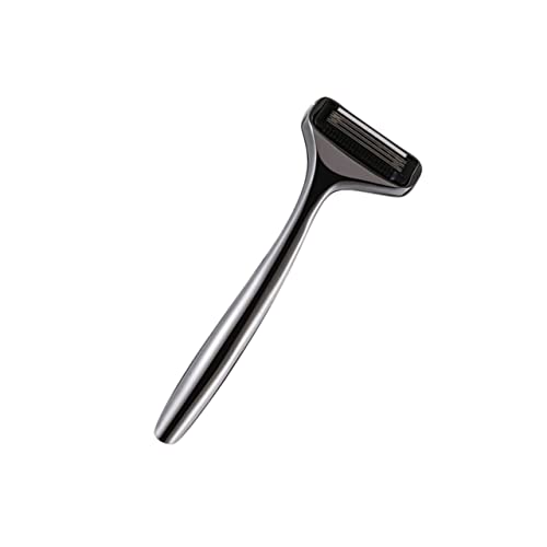 BIUDECO 1 Stück Doppelblatt Rasiermesser Manueller Bartrasierer Praktischer Griff Rasierer Rasiermesser Mit Langem Griff Rasierer Für Körperbehaarung Schwarz Schweden von BIUDECO