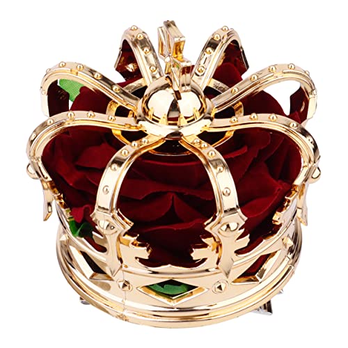 BIUDECO 1stück Goldene Krone Haarspange Für Halloween Und Kostümpartys Dreidimensionales Design Festliche Haaraccessoires Für Prinzessinnen Einfache Handhabung Und Angenehmes von BIUDECO