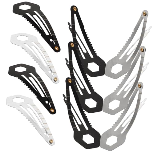 BIUDECO 10stücke -haarnadeln Multifunktions-haarspangen Silber Und Schwarz Bobby Für Damen Und Herren Camping Wandern Reisen von BIUDECO