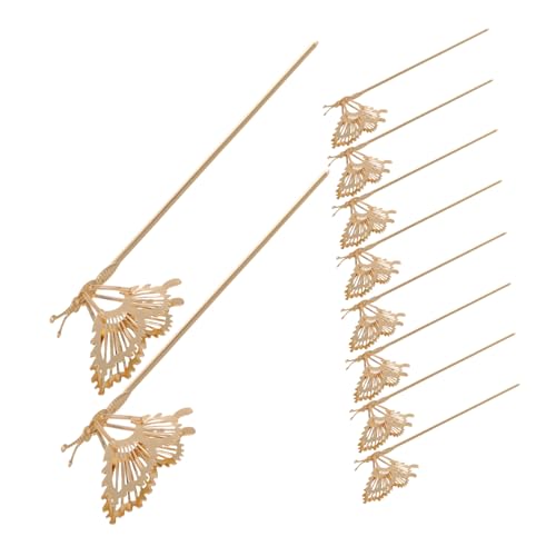 BIUDECO 10 Stück Teiliges Chinesische Vintage Haarnadeln Schmetterling Haarstäbchen für Frauen Klassisch Eleganter Haarschmuck für Hanfu und Traditionelle Frisuren Langlebig Glänzend und von BIUDECO