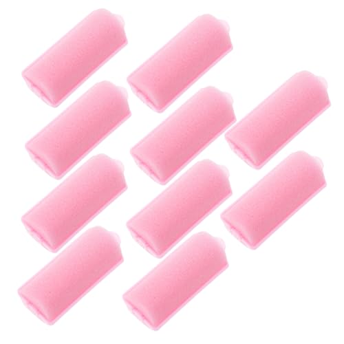 BIUDECO 10 Stück Teiliges Haarrundwickler aus Schwamm DIY Haarstyling Tool für Schonendes Lockenformen Leicht Anzuwenden und Tragbar Geeignet für Frauen Zufälliger Stil von BIUDECO