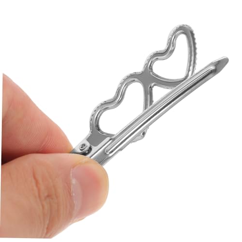 BIUDECO 10 Stück Teiliges Kleine Metall Haarklammern mit Design Silberfarbene Haarspangen für Frauen und Mädchen Seitliche Haarclips für und Langlebige Haarschmuck Accessoires von BIUDECO