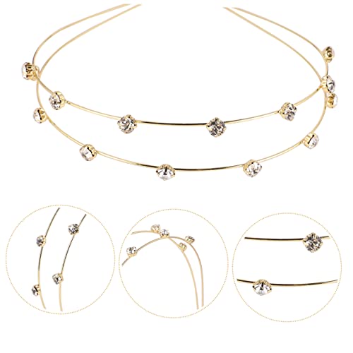 BIUDECO 12stücke Teiliges Set Wasserdiamant Haarreifen Perlen Eleganter Kopfschmuck Für Damen Und Mädchen Für Partys Und Besondere Anlässe von BIUDECO