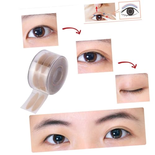 BIUDECO 1200 Stück Unsichtbare Doppelte Augenlid Aufkleber Atmungsaktive Hautfarbene Mesh Fasertapes in Zwei S Dünn Leicht Natürliche Augen Make Up Anwendung für Schlupflider von BIUDECO