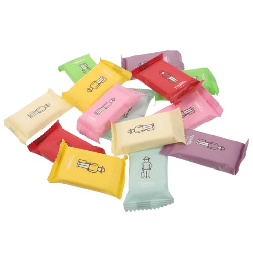 BIUDECO 14 Stück Komprimierte Handtücher Einweg Waschtücher Praktischer Reisegröße für Unterwegs Sicher und Komfortabel Lösung für Reisen und Tägliche Nutzung von BIUDECO