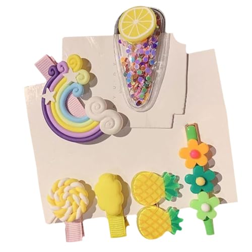 BIUDECO 18 Stück Teiliges Haarklammer für Mädchen Bunte Niedliche Haarspangen Leicht Langlebig und Tragbar Modische Haarschmuck Accessoires Geeignet für Verschiedene Zufällige Farbe von BIUDECO